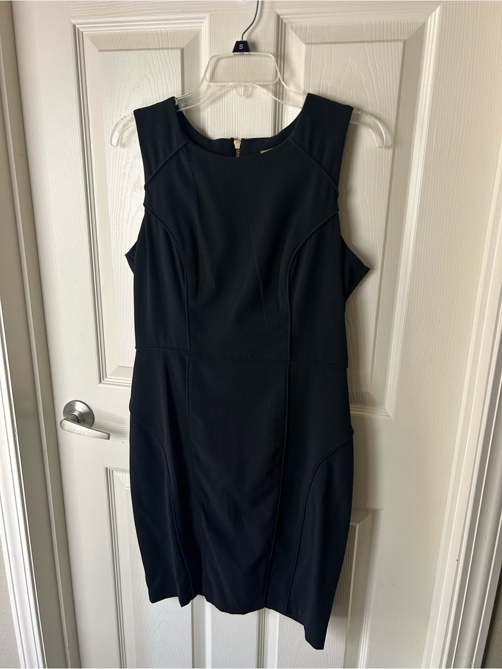 Takara Sleeveless Black Sheath Dress - Elegant Everyday